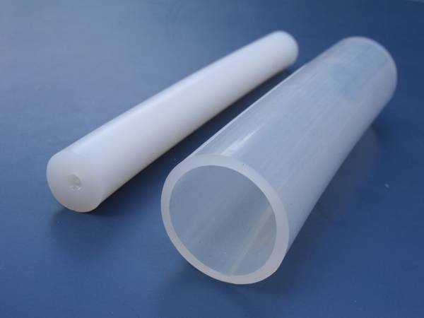 It shows two food grade silicone hoses displayed, with different diameters.